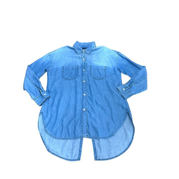 A.N.A. A New Approach Black Red Purple Geometric Print Roll Tab Sleeves Size XL - Picture 6 of 9